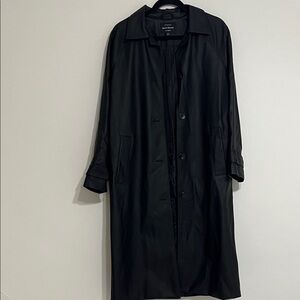 Haute Monde Black Trench Coat